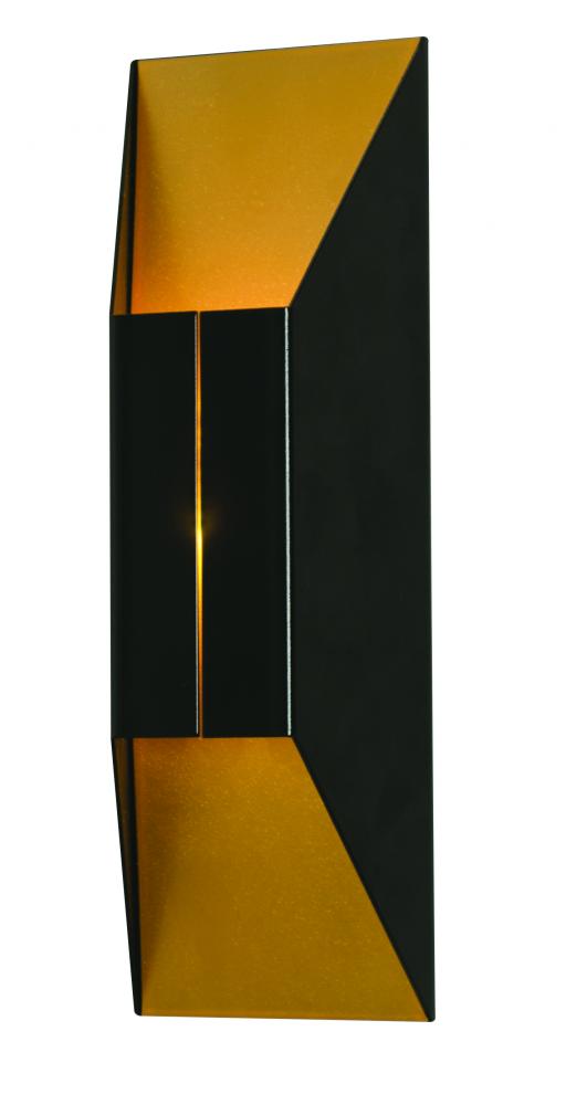 Summit LED Sconce - 120V - Black/Gold