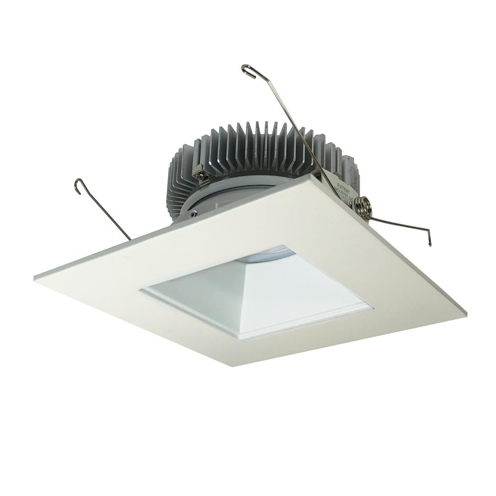 6" Cobalt Dedicated High Lumen Square/Square, 1500lm, 3000K, Matte Powder White Reflector /