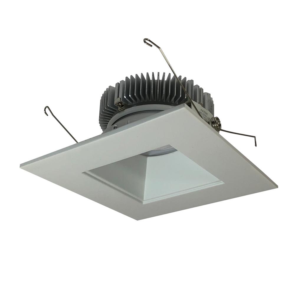 6" Cobalt Dedicated High Lumen Square/Square, 1500lm, 3000K, White Reflector / White Flange