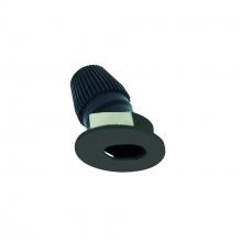 Nora NIOB-1RSL30XBB - 1" Iolite LED BWF Round Adjustable Slot Aperture, 600lm, 3000K, Black Slot Aperture / Black