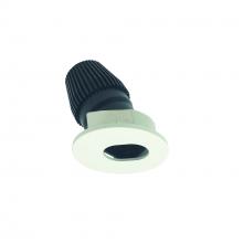 Nora NIOB-1RSL50XBMPW - 1" Iolite LED BWF Round Adjustable Slot Aperture, 600lm, 5000K, Black Slot Aperture / Matte