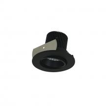 Nora NIOB-2RC50XBB/10 - 2" Iolite LED Round Adjustable Cone Reflector, 1000lm / 14W, 5000K, Black Reflector / Black