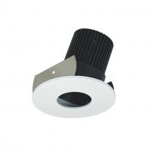 Nora NIOB-2RPHA50XBMPW/10 - 2" Iolite LED Round Adjustable Pinhole, 1000lm / 14W, 5000K, Black Pinhole / Matte Powder White