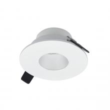 Nora NIOC-2RPHMPW - 2" Iolite Can-less Round Pinhole Trim, Matte Powder White finish