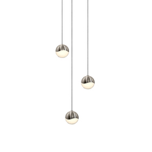 Sonneman 2914.13-SML - 3-Light Round Small LED Pendant