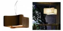 Illuminating Experiences DIVA (PLEATED) - Modoluce-3L.DIVA Swinging lamp 75 WA19 E27