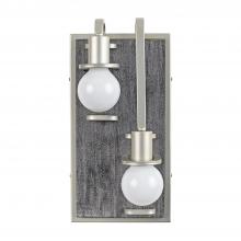 Varaluz 268W02RSOG - Lofty 2-Lt Right Sconce - Silverado/Gray Wood