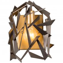 Varaluz 286W01AGRB - Bermuda 1-Lt Sconce - Antique Gold/Rustic Bronze