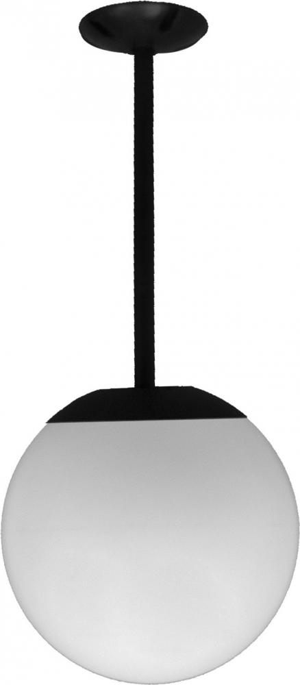 13" CEILING GLOBE FIX 12" DROP 16W LED 120V