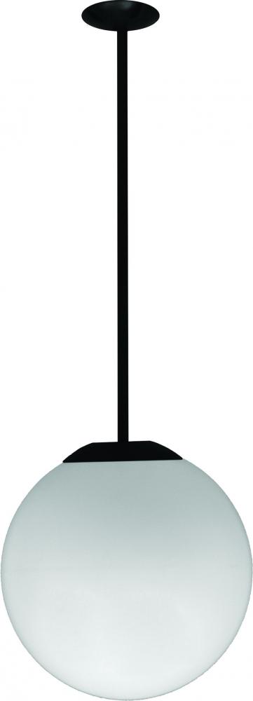 13" CEILING GLOBE FIX 24" DROP 16W LED 120V