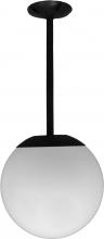 Dabmar D7502-12-LED30-B - 18" CEILING GLOBE FIX 12" DROP 30W LED 120V