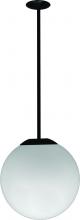 Dabmar D7502-24-LED30-B - 18" CEILING GLOBE FIX 24" DROP 30W LED 120V