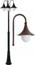 Dabmar GM9911-BZ - MARQUEE POST FIX 3X26W DL-S26-GU24 120V