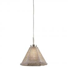 PLC Lighting 237 SILVER - 1 Light Mini Pendant Belmondo Collection