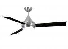 Matthews Fan Company DA-BS-BK - Donaire wet location 3-Blade paddle fan constructed of 316 Marine Grade Stainless Steel