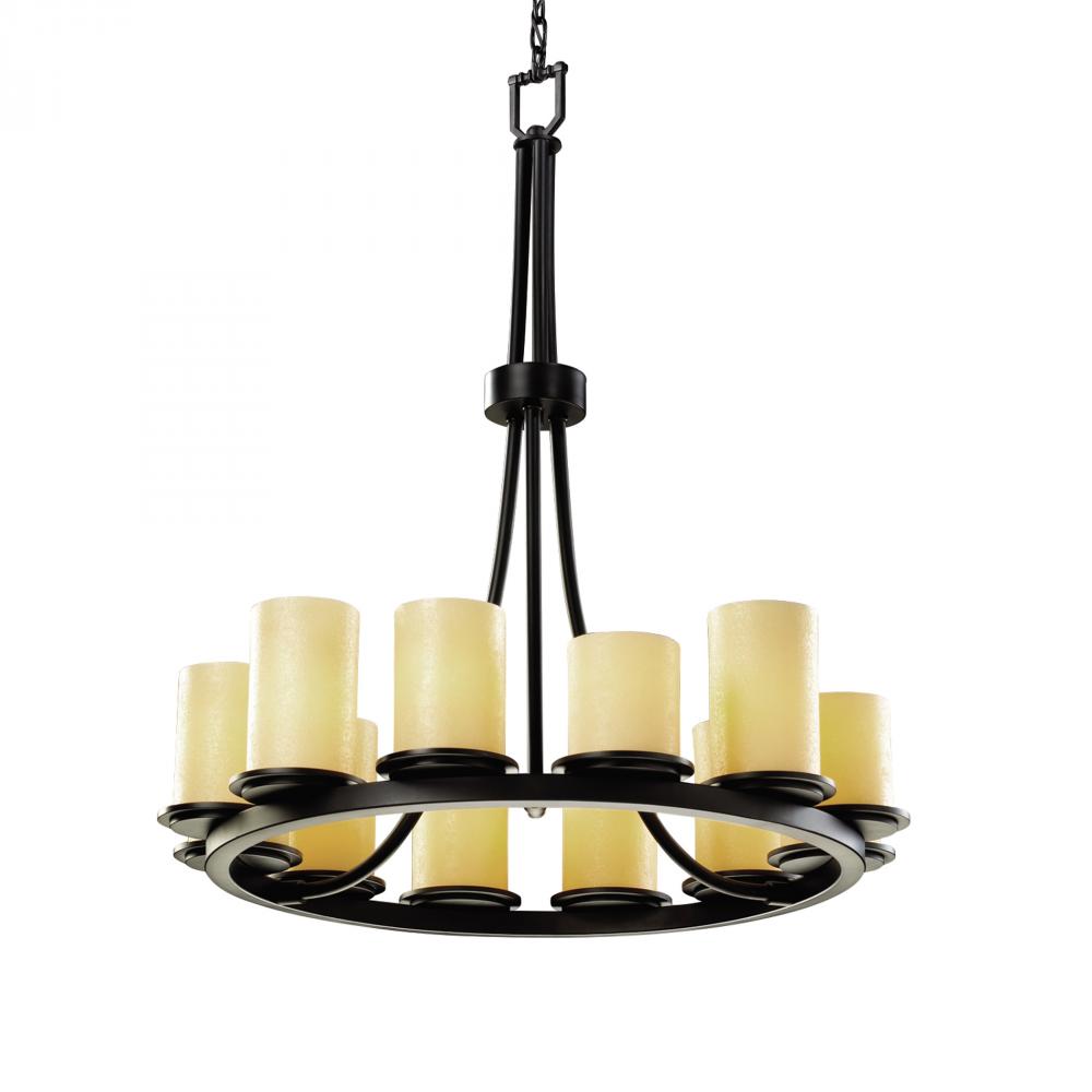 Dakota 12-Light Ring LED Chandelier (Tall)