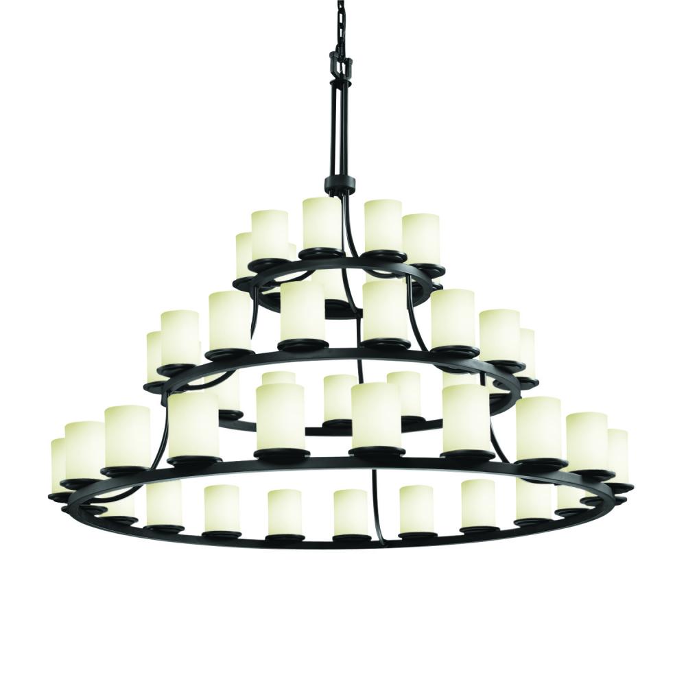 Dakota 45-Light 3-Tier Ring LED Chandelier