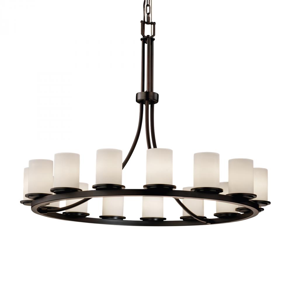 Dakota 15-Light 1-Tier Ring LED Chandelier