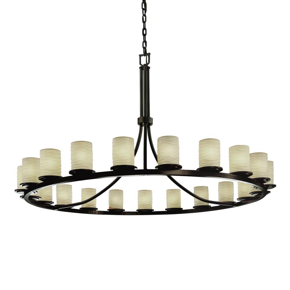 Dakota 21-Light 1-Tier Ring LED Chandelier