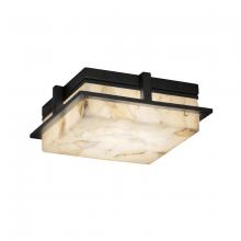 Justice Design Group ALR-7560W-MBLK - Avalon 10" Small LED Outdoor Flush-Mount