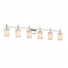 Justice Design Group CLD-8416-10-NCKL - Union 6-Light Bath Bar