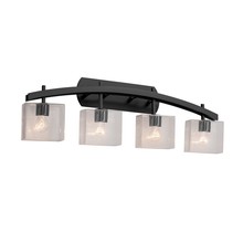 Justice Design Group FSN-8594-55-SEED-MBLK - Archway 4-Light Bath Bar