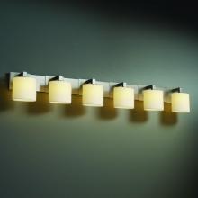 Justice Design Group CNDL-8926-10-AMBR-CROM - Modular 6-Light Bath Bar