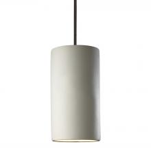 Justice Design Group CER-9625-BIS-MBLK-RIGID - Large Cylinder Pendant