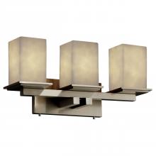 Justice Design Group CLD-8673-15-NCKL - Montana 3-Light Bath Bar