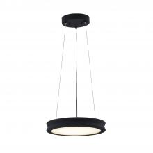 Justice Design Group FSN-4192-OPAL-MBTX - Bevel 16" LED Pendant