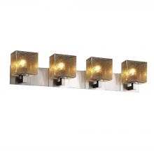 Justice Design Group FSN-8924-55-MROR-NCKL - Modular 4-Light Bath Bar