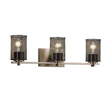 Justice Design Group MSH-8443-10-BRSS - Era 3-Light Bath Bar