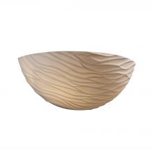 Justice Design Group POR-8802-WAVE - Limoges Waves Porcelain Bisque