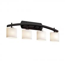 Justice Design Group FSN-8594-15-WEVE-DBRZ - Archway 4-Light Bath Bar