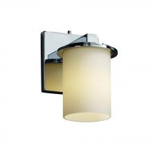 Justice Design Group FSN-8771-10-OPAL-MBLK - Dakota 1-Light Wall Sconce