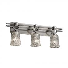 Justice Design Group GLA-8503-16-WHTW-NCKL - Argyle 3-Light Bath Bar