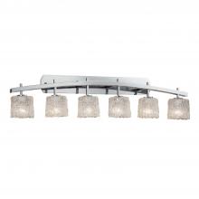 Justice Design Group GLA-8596-30-LACE-CROM - Archway 6-Light Bath Bar