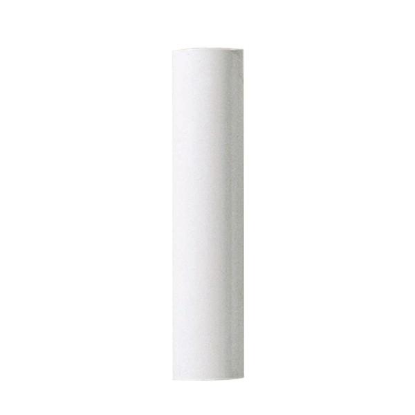 Plastic Candle Cover; White Plastic; 13/16" Inside Diameter; 7/8" Outside Diameter; 6"