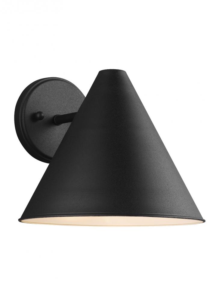 Crittenden mid century modern 1-light outdoor exterior Dark Sky compliant medium wall lantern sconce