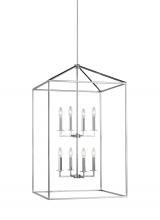 Generation Lighting 5315008EN-05 - Perryton transitional 8-light LED indoor dimmable extra large ceiling pendant hanging chandelier lig