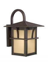 Generation Lighting 88881EN3-51 - Medford Lakes transitional 1-light LED outdoor exterior medium wall lantern sconce in statuary bronz