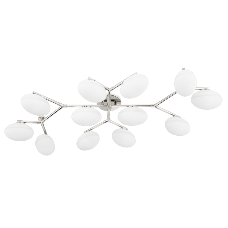 12 LIGHT SEMI FLUSH