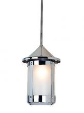 Arroyo Craftsman BSH-7AM-BK - 7" berkeley stem hung pendant