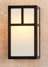 Arroyo Craftsman MS-12EOF-RC - 12" mission sconce without overlay (empty)