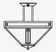 Arroyo Craftsman PIH-18CS-RC - 18" prairie inverted ceiling mount