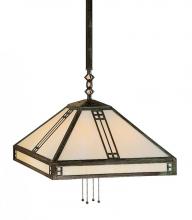 Arroyo Craftsman PSH-18M-RC - 18" prairie stem hung pendant