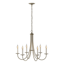 Hubbardton Forge 101160-SKT-84 - Simple Sweep 6 Arm Chandelier