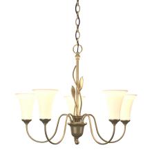 Hubbardton Forge 103052-SKT-84-GG0067 - Forged Leaves 5 Arm Chandelier