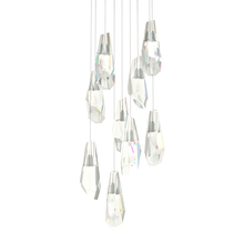 Hubbardton Forge 131101-SKT-LONG-82-CR - Luma 9-Light Large Crystal Pendant