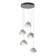 Hubbardton Forge 131125-SKT-STND-85-82-GG0711 - Brooklyn 5-Light Double Shade Pendant